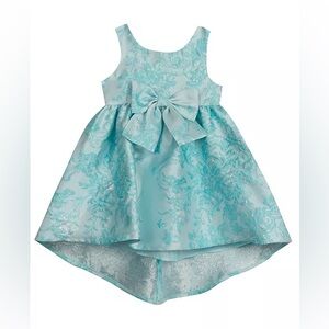 Rare Editions Light Blue Floral Dress